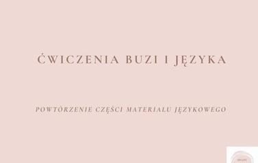 Ćwiczenia logopedyczne w domu 2