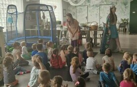 Warsztaty wielkanocne w  Smykolandii- grupa Myszki i Motylki 10